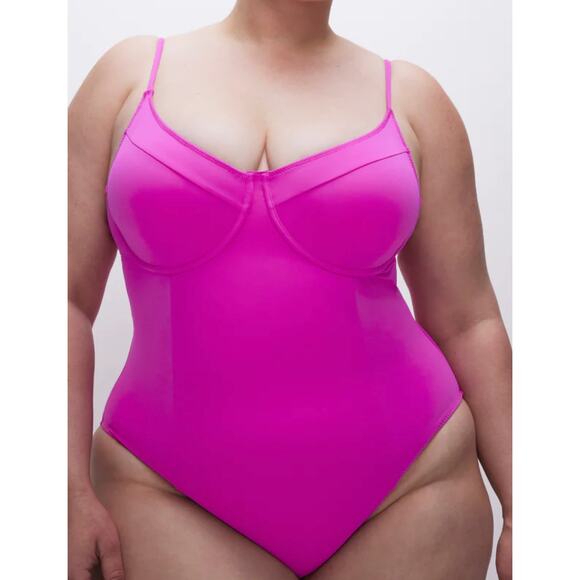 NWT Good American COMPRESSION SHOWOFF SWIMSUIT size-M - Picture 1 of 5